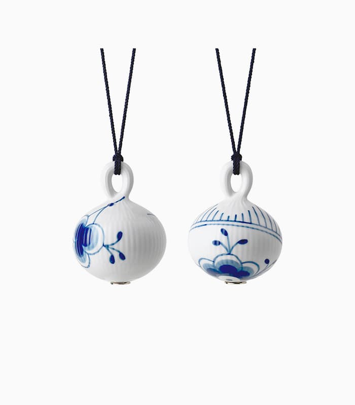 blue-fluted-christmas-bauble.jpeg Blue Fluted Christmas Bauble - Image 1
