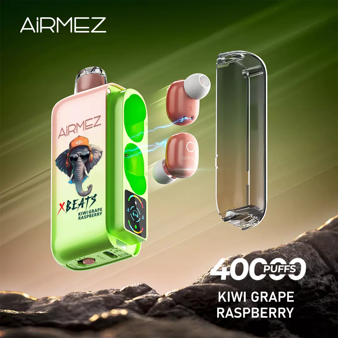 KIWI-GRAPE-RASPBERRY.webp Airmez Xbeats 40000 Puffs - Image 1