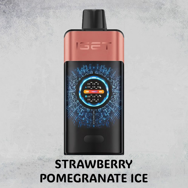 STRAWBERRY-POMEGRANATE-ICE-–-IGET-ONE-–-10000-PUFFS.jpg STRAWBERRY POMEGRANATE ICE – IGET ONE – 12000 PUFFS - Image 1