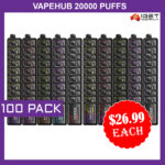 VAPEHUB 20000 PUFFS – 100 PACK